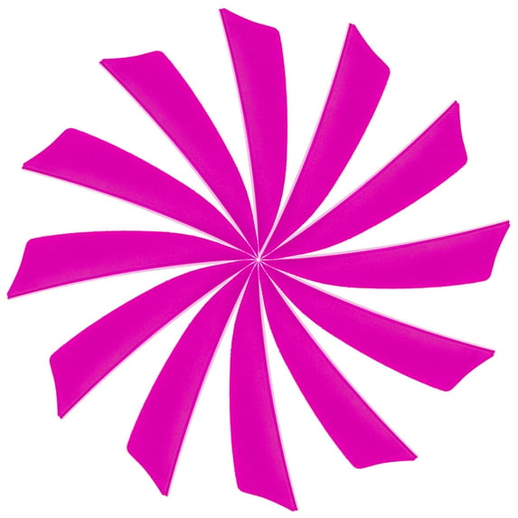 Uxcell Arrow Vanes Turkey Archery Arrows Feather Fletching Right Wing Fit for Hunting Target Shooting Pink 3 Inch, 25Pcs