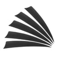 thumbnail image 1 of Uxcell Arrows Vanes 30 Pack 4 Inch Arrow Turkey Feather Left Wing Black for DIY Target Shooting, 1 of 6