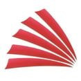 thumbnail image 1 of Uxcell Arrows Vanes 30 Pack 4 Inch Arrow Turkey Feather Left Wing Red for DIY Target Shooting, 1 of 6
