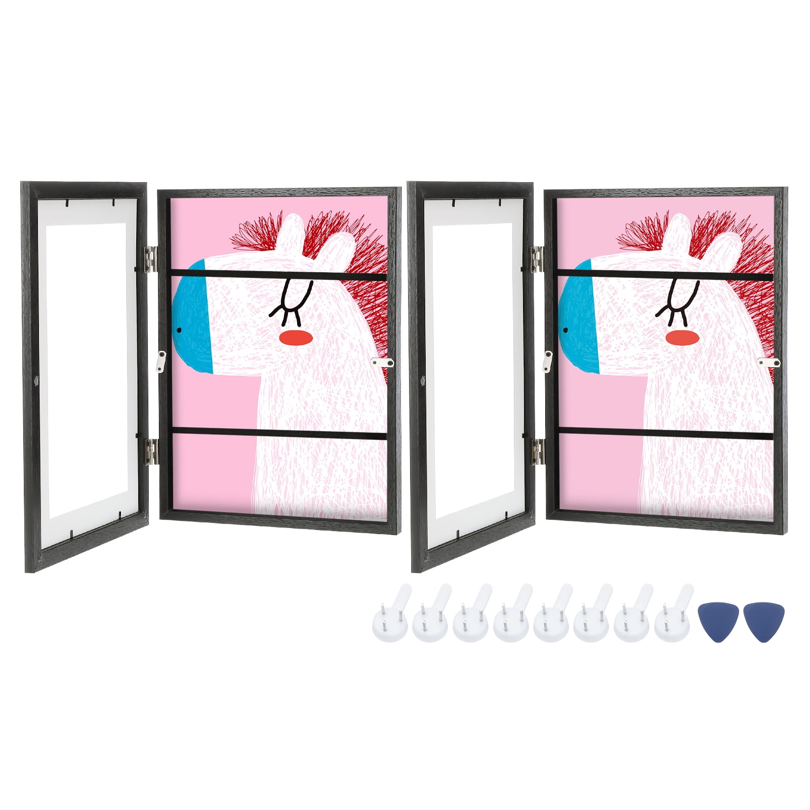 Uxcell Art Frame 8.5x11 Front Opening Frames Artwork Frames Changeable ...