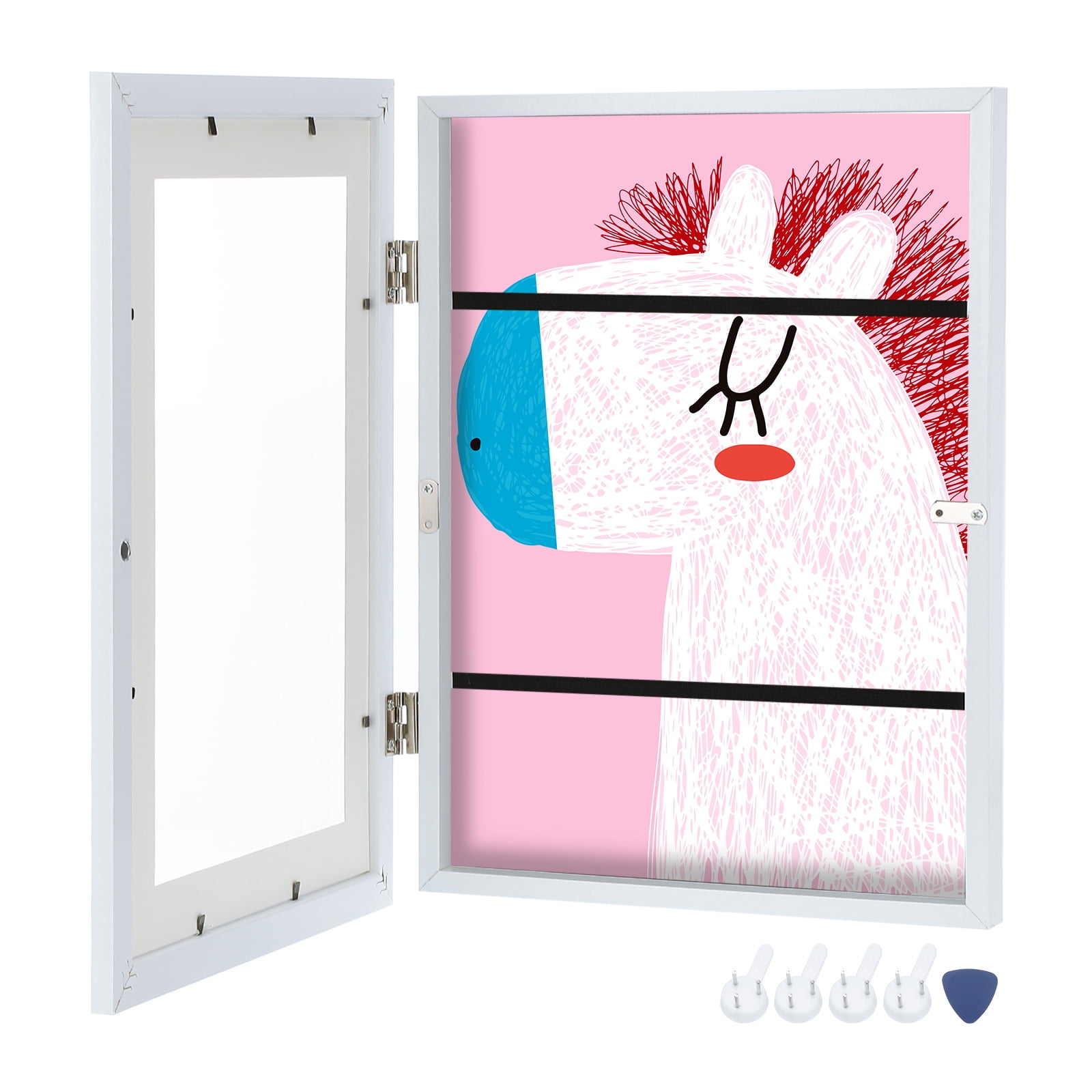 Uxcell Art Frame 8.5x11 Front Opening Frames Artwork Frames Changeable ...