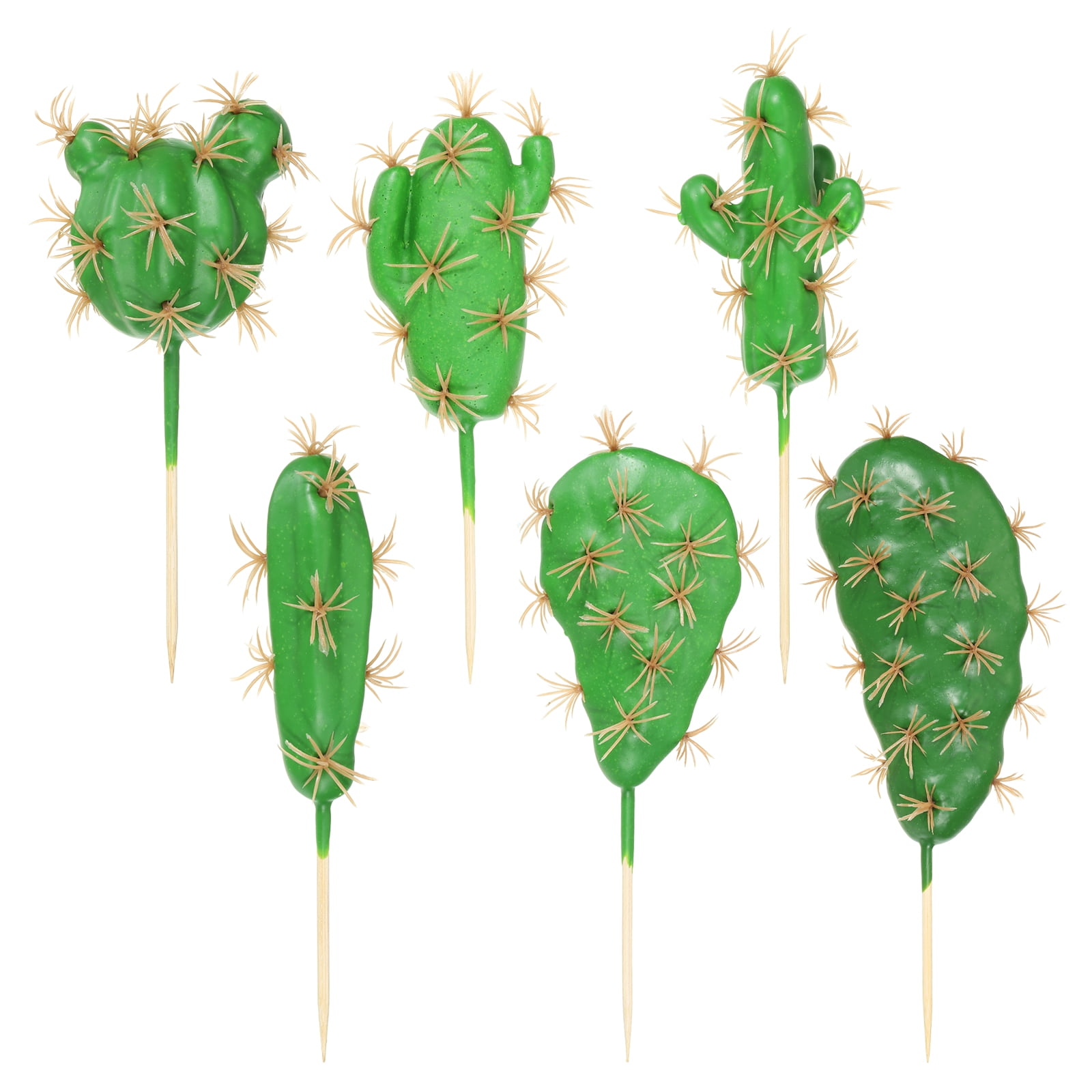 Uxcell Artificial Cactus Decor Faux Succulents Plants Unpotted Fake