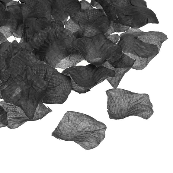 Uxcell Artificial Rose Petals Silk Flower Decoration Supplies for Wedding Decor, Black 2000Pcs