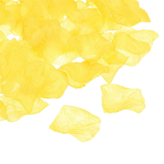 Uxcell Artificial Rose Petals Silk Flower Decoration Supplies for Wedding Decor, Orange Yellow 1200Pcs