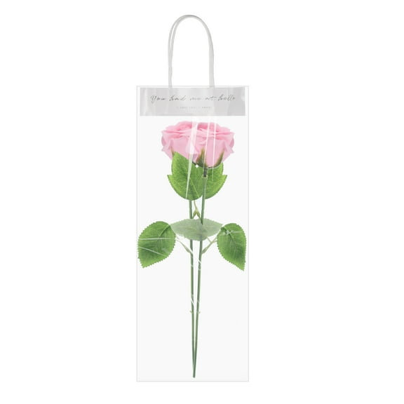 Uxcell Artificial Roses Flower, Faux Flower Gifts 40cm x 5cm for Valentine's Day, Anniversary, Pink