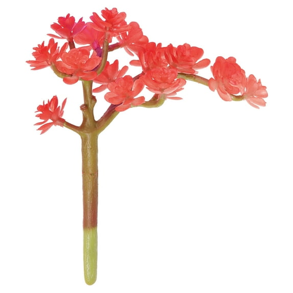 Uxcell Artificial Succulent Plants Unpotted Faux Succulents Plants Fake Plants Rattan Orange