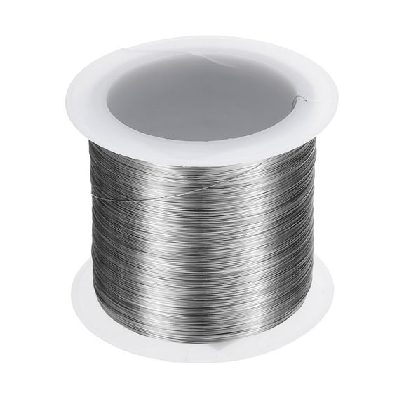Uxcell Artistic Wire 1247ft Length 32 Gauge Stainless Steel Craft Jewelry Wrapping Wire Tarnish Resistant Beading Wire for Jewelry Making Supplies Crafting