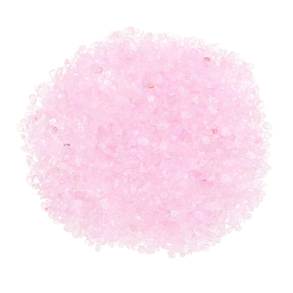 Uxcell Assorted Tumbled Chips Stone, 5-7 mm Crushed Quartz Pieces for Decor
