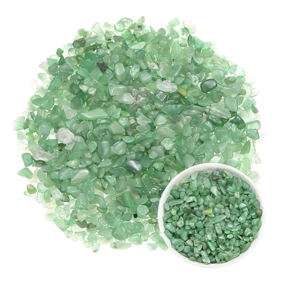 Uxcell Assorted Tumbled Chips Stone, 5-7 mm Crushed Quartz Pieces for Decor