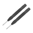 thumbnail image 1 of Uxcell Automatic Center Punch Adjustable Spring Loaded Drill Tools HSS Black 2Pcs, 1 of 4