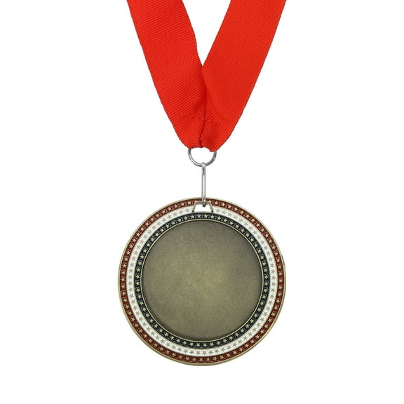 Uxcell Award Medal, Prize Medal Winner Medal with Neck Ribbon for Competitions Sports Games Spelling Gold
