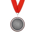 thumbnail image 1 of Uxcell Award Medal, Prize Medal Winner Medal with Neck Ribbon for Competitions Sports Games Spelling Silver, 1 of 7