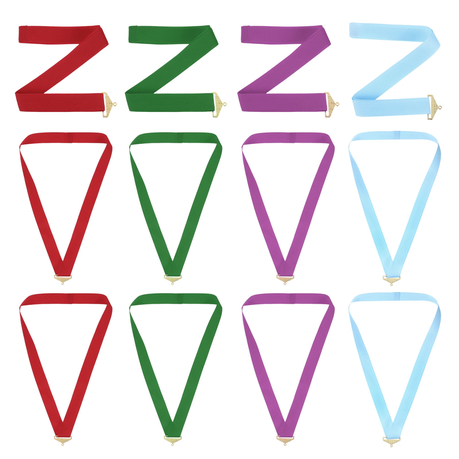 Uxcell Award Neck Ribbons, Polyester Medal Lanyards with Snap Clip ...