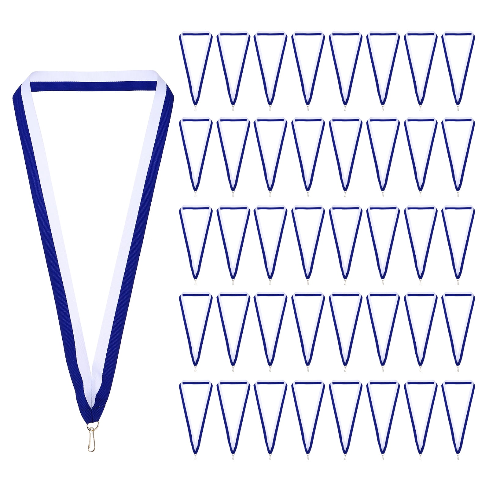 Uxcell Award Neck Ribbons with Snap Clips Polyester Medal Lanyards for ...
