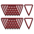 thumbnail image 1 of Uxcell Award Neck Ribbons with Snap Clips, Polyester Striped Medal Lanyards Ribbon, Red Black 20Pcs, 1 of 6