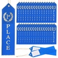 thumbnail image 1 of Uxcell Award Ribbon Prize Medal Ribbon with Event Card and Rope for Special Occasions Blue, 1 of 7