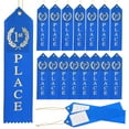 thumbnail image 1 of Uxcell 50Pcs Award Ribbons Prize Medal Ribbon with Event Card and Ropes for Celebrations Blue, 1 of 7