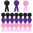thumbnail image 1 of Uxcell Award Ribbons, Winner Recognition Ribbon Participation Medal Ribbon for Competitions Purple, Pink, Black, 1 of 7
