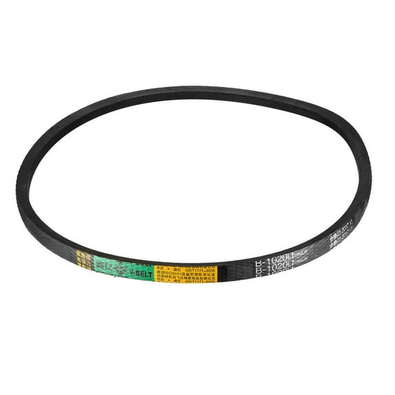 Uxcell B1020/B40 Drive V Belt Inner Girth Transmission Belts Rubber Black 1pcs