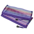 thumbnail image 1 of Uxcell B6 Colorful File Bags Storage Organizer Mesh Zipper Pouches, Purple 6 Pack, 1 of 5