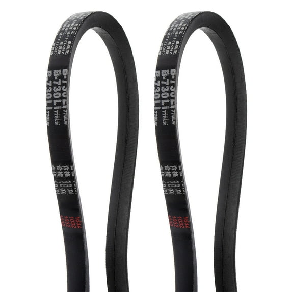 Uxcell B730 V Belts Drive Belt 730mm Inner Girth Rubber for Power Transmission 2 Pack