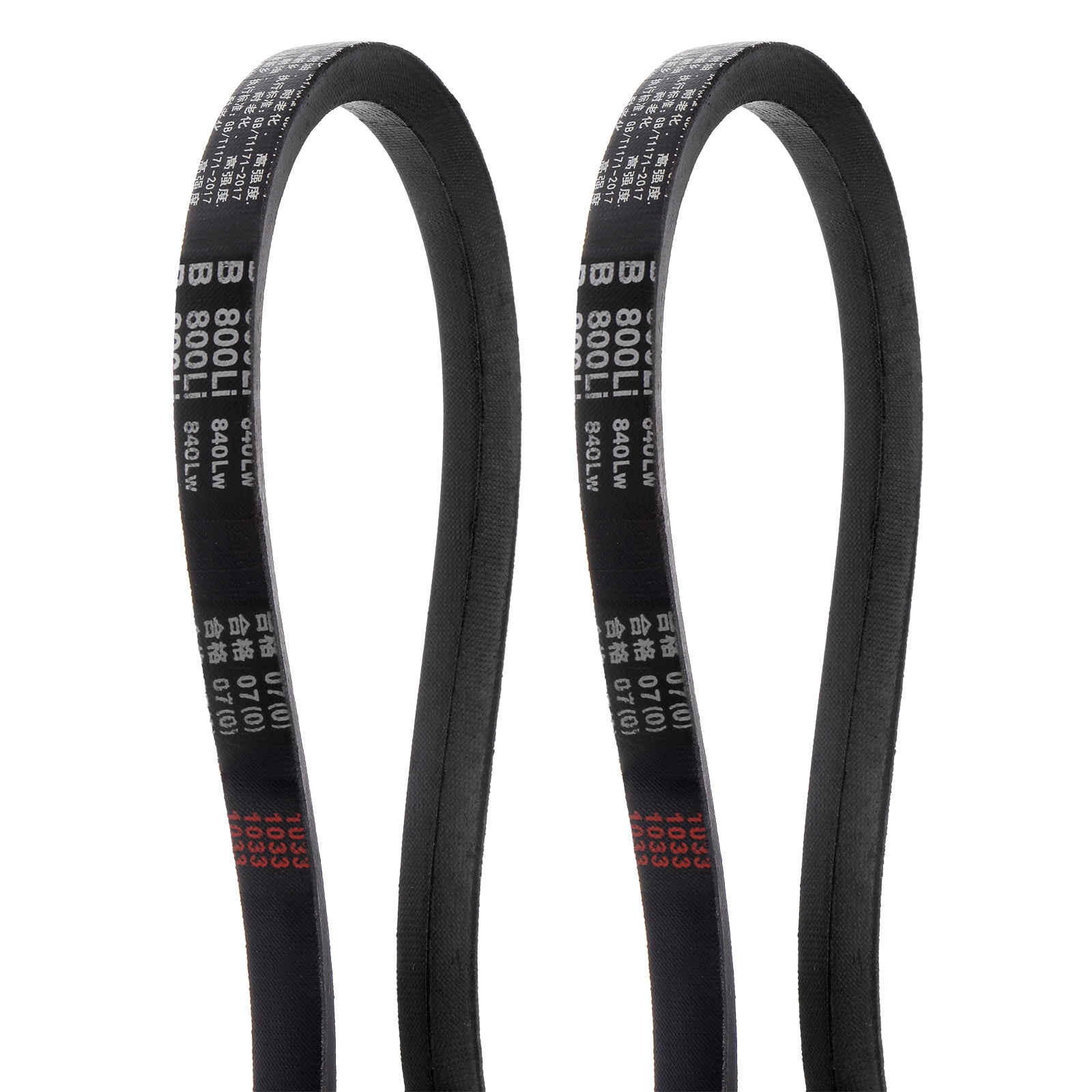 Uxcell B800 V Belts Drive Belt 800mm Inner Girth Rubber for Power