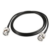 Uxcell BNC Male to Male Coaxial Jumper Cable 50 ohm 3-feet RG174
