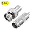 thumbnail image 2 of Cmple 5-Pack RCA Female To BNC Male Connector Adapters – Gold Plated 2 of 6