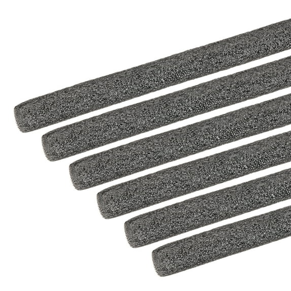 Uxcell Backer Rod 3/8 Inch x 3.3 Feet, Foam Rod Caulk Saver Joint Filler Rope Gaps Crack Filling (10mm), Black 6 Pcs