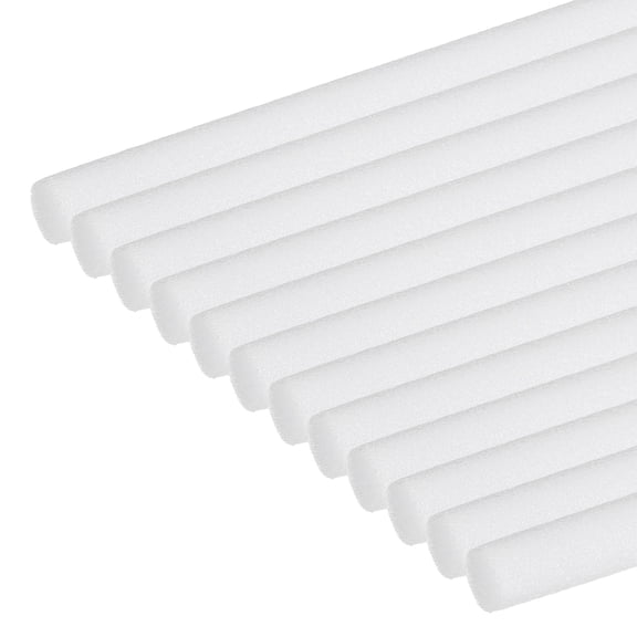 Uxcell Backer Rod 9/16 Inch x 3.3 Feet, Foam Rod Caulk Saver Joint Filler Rope Gaps Crack Filling (15mm), White 12 Pcs