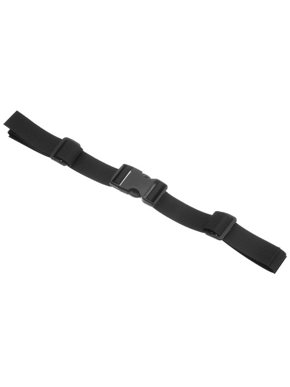 Backpack Belt Strap, Polyester Adjustable Replacement Waist Strap with Quick Release Buckle, Black