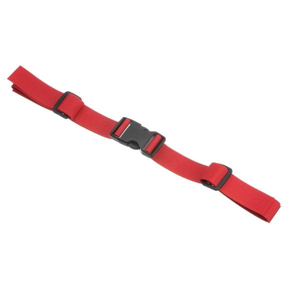 Uxcell Backpack Belt Strap, Polyester Adjustable Replacement Waist Strap with Quick Release Buckle, Red