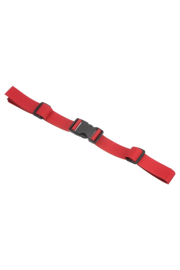 Backpack Belt Strap, Polyester Adjustable Replacement Waist Strap with Quick Release Buckle, Red