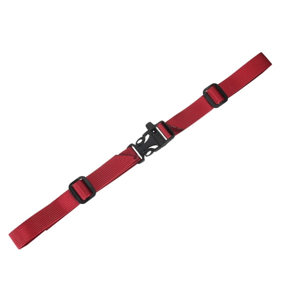 Uxcell Backpack Chest Strap [1PCS] - Adjustable Sternum Straps with Whistle Buckle - [Red] Chest Belt Hollow Quick Release Buckle
