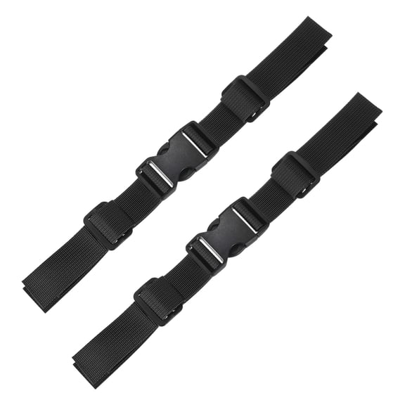 Uxcell Backpack Chest Strap [2PCS] - Adjustable Sternum Straps - [Black-11 x 6IN] Chest Belt with Quick Release Buckle