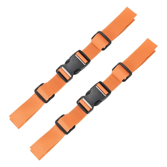 Uxcell Backpack Chest Strap [2PCS] - Adjustable Sternum Straps - [Orange-11 x 6IN] Chest Belt with Quick Release Buckle