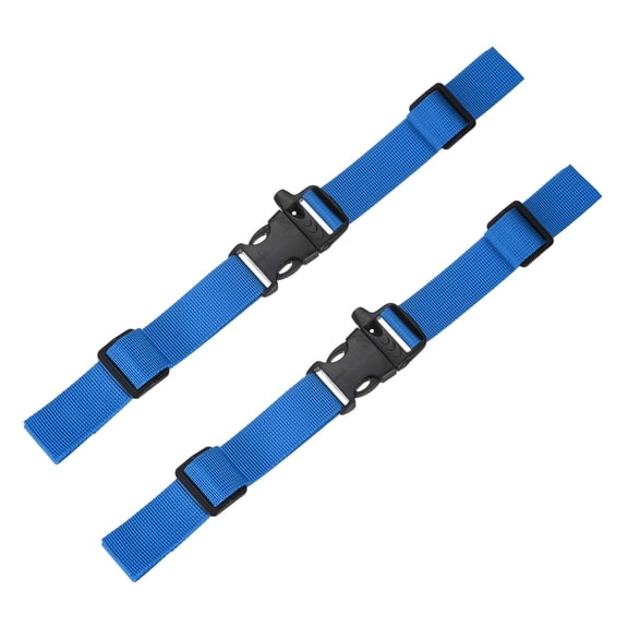 Uxcell Backpack Chest Strap [2PCS] - Adjustable Sternum Straps with Whistle Buckle - [Blue] Chest Belt Quick Release Buckle