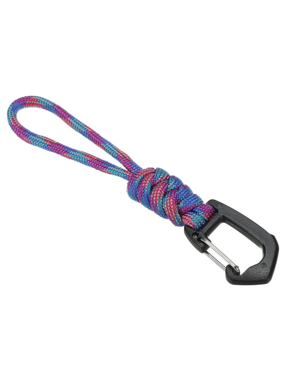 Badge Lanyard 4.7 Inch, Necklace Keychain Cord Metal Clasp Hook Ring Strap for Keys, Multicolor Camo