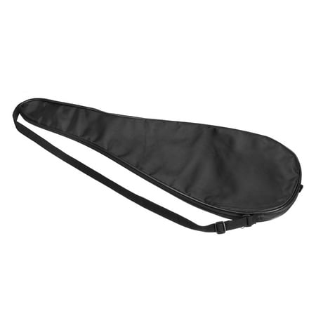 Uxcell Badminton Racket Cover Bag Padded Single Racket Carrying Case, Black