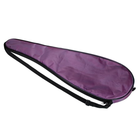 Uxcell Badminton Racket Cover Bag Padded Single Racket Carrying Case, Purple