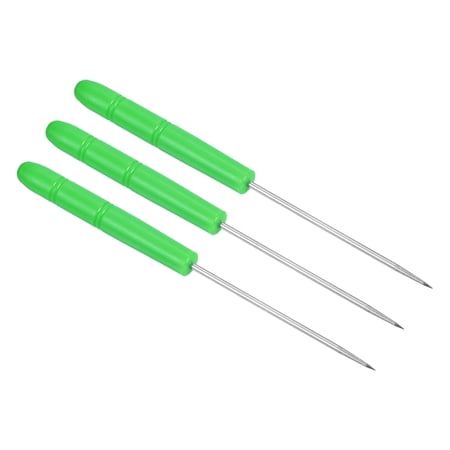 Uxcell Badminton Tennis Racket Racquet Stringing Awl String Straight Guiding Tool, Green 3Pack