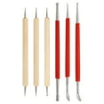 thumbnail image 1 of Uxcell Ball Embossing Stylus Kit, Leather Craft Tool Modeling Point Stylus, 2Color 6Pack, 1 of 6