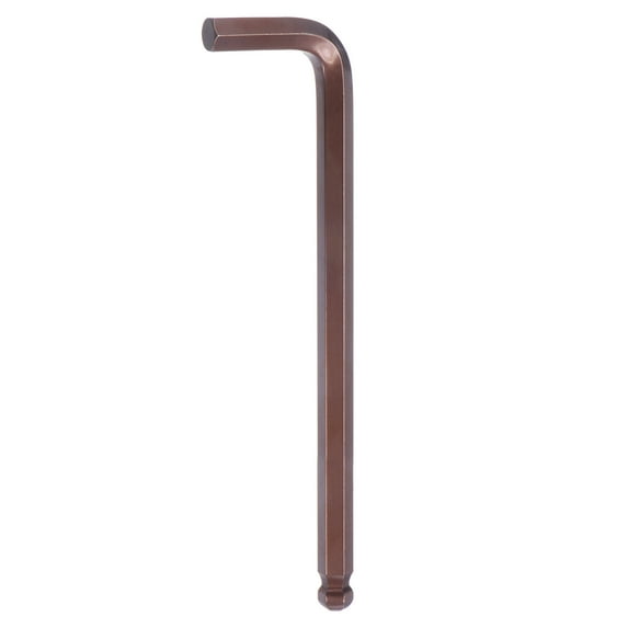 Uxcell Ball End Hex Key Wrench 14mm S2 Steel L-Shape Extra Long Arm Hexagon Metric Wrenches Repairing Tool, Red