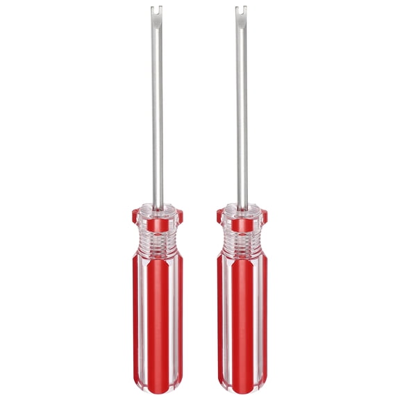 Uxcell 2PCS Special Shaped Hex Screwdriver U 2.0 x 75mm Magnetic End Hexagonal Precision Screw Driver Hex Design Wrench for Doors Cabinets Computers Toys Pipe Installation