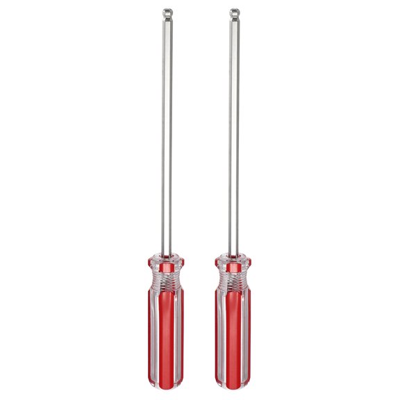 Uxcell Ball Hand Hex Screwdriver 2mm x 130mm Magnetic Ball End Hexagonal Precision Tool
