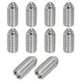 thumbnail image 1 of Uxcell Ball Point Set Screws, 304 Stainless Steel Hex Socket Spring Ball Point Grub Screws 10 M10x20mm, 1 of 7