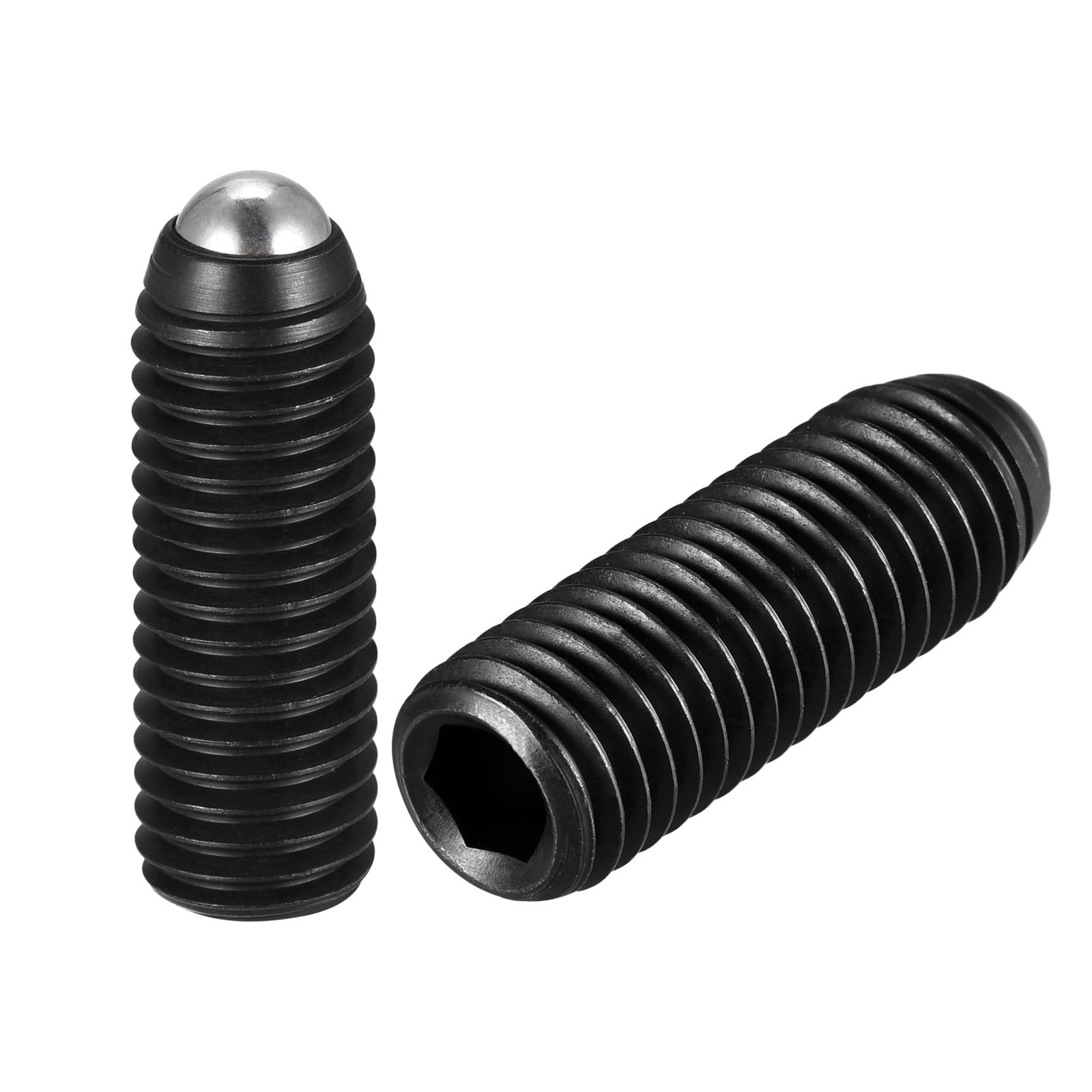 Uxcell Ball Point Set Screws, M6 x 20mm High Carbon Steel Metric Spring Hex  Socket Grub Screw 20 Pack