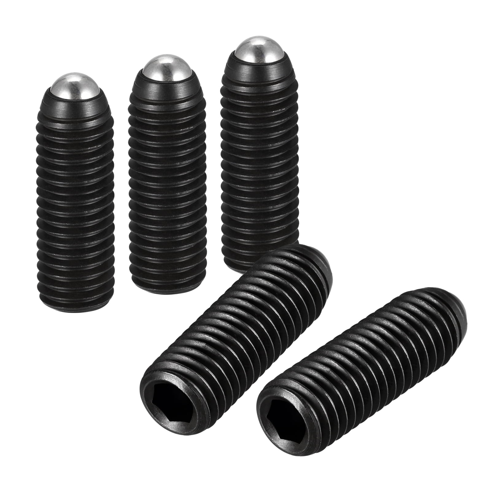 Uxcell Ball Point Set Screws, M12 x 40mm High Carbon Steel Metric ...