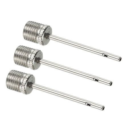 Uxcell Ball Pump Needle Inflate Pump Adapter Kit Inflation Needle Air Inflating Pin Pack of 3
