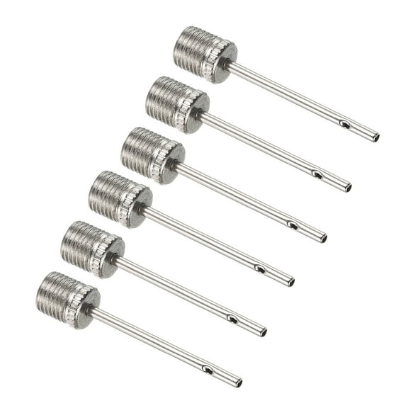 Uxcell Ball Pump Needle Inflate Pump Adapter Kit Inflation Needle Air Inflating Pin Pack of 6